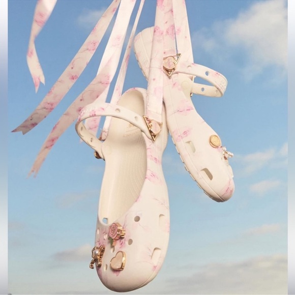 Crocs X Loveshackfancy Limited Edition Collaboration Ballerina Flats Sandals - Picture 7 of 15